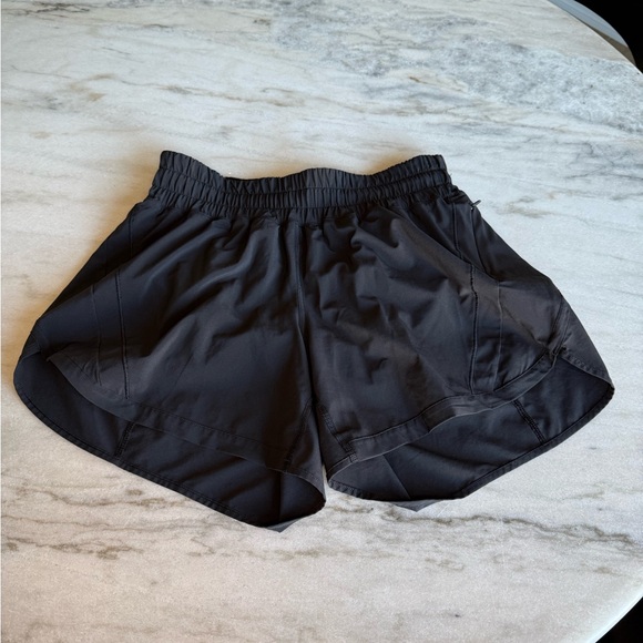lululemon Black and Navy bundle size 8, 5inch Track That HR lined shorts - Picture 10 of 14